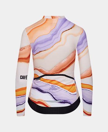 Cafe Du Cycliste ALEXINE Women's Long Sleeve Cycle Racing Jersey