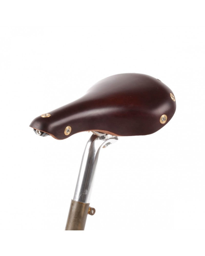 Berthoud Cycles Leather Saddle Agnel Brown