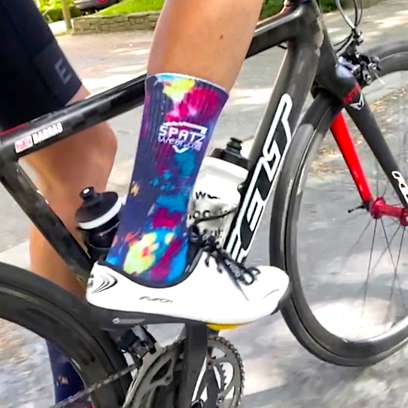 Tie Dye Cycling Socks