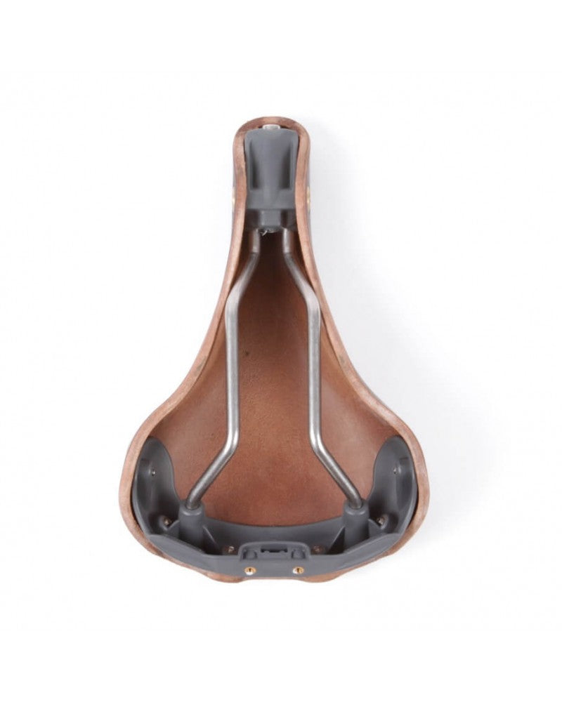 Berthoud Cycles Leather Saddle Agnel Natural